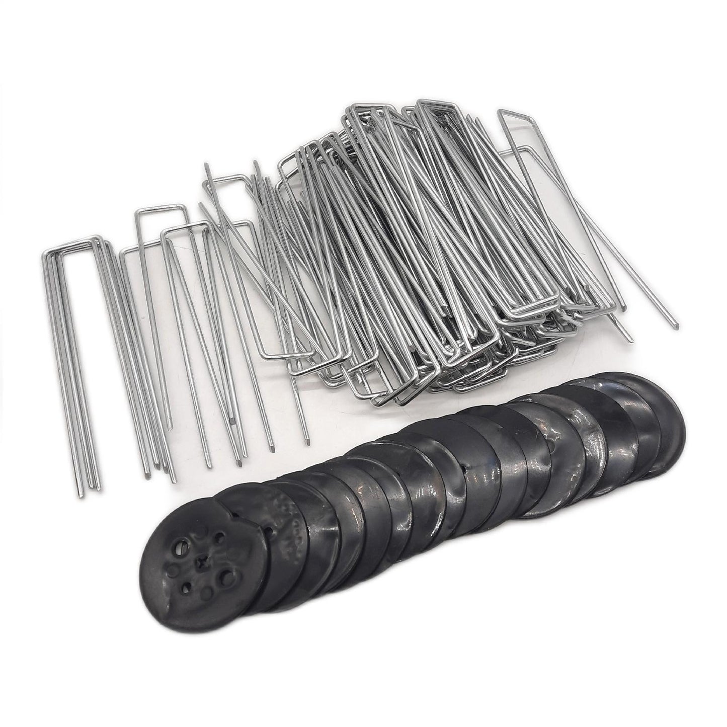 Ediesi Gartenpflock Befestigungsmaterial Mulchplane 100 Einheiten 16