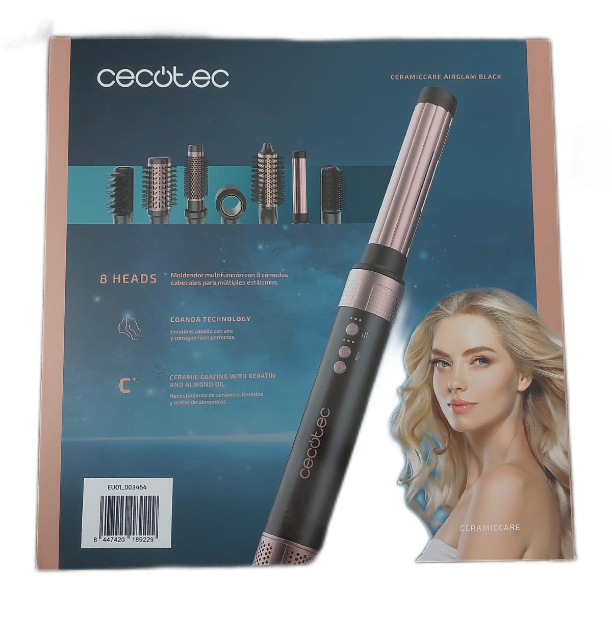 Cecotec Luftbürste Haarpflege Gerät Gebläse Volumen Styling Bürste für perfekten