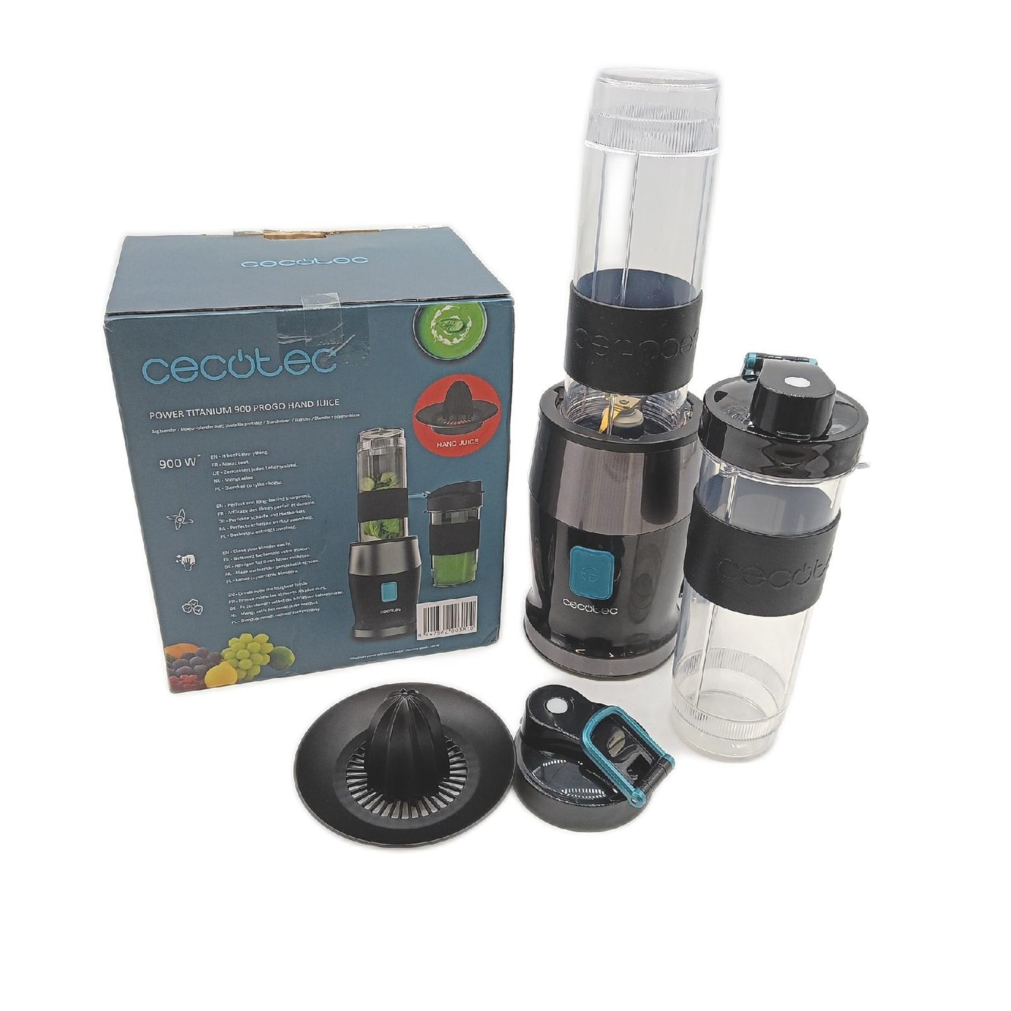 Cecotec Einzelstandmixer Küchengeräte Power Titanium 900 ProGo Stark Leistung