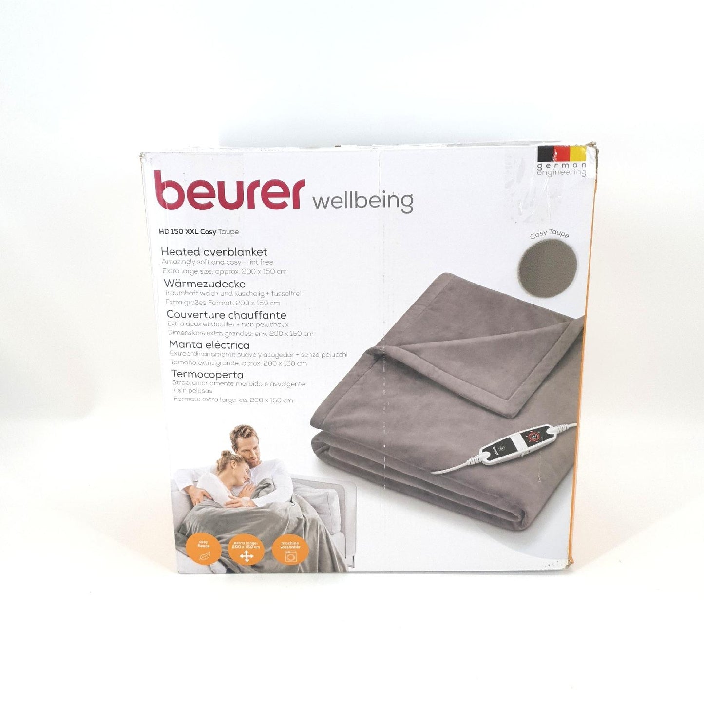 Beurer Heizdecke Wärmedecke XXL HD 150 kuschelweich Abschaltautomatik Sof