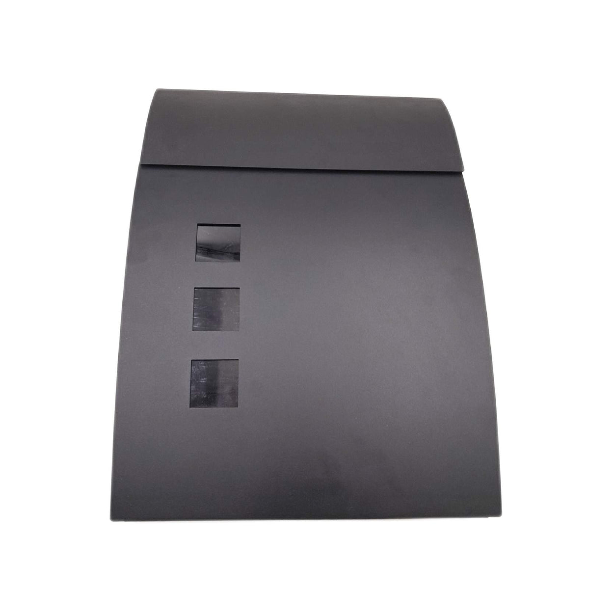 Briefkasten Stahl Schwarz Briefkasten Zubehör Modell 100 x 320 x 450 Millimeter geeignet für