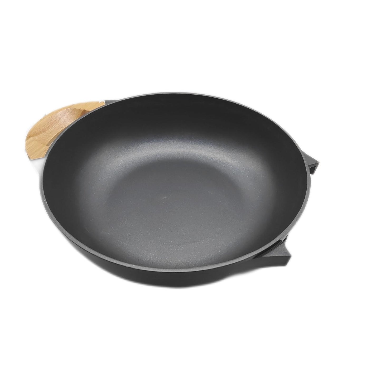 Bestron AEW100AS Elektrischer Wok Bambusgriffe XL Wokgriff def