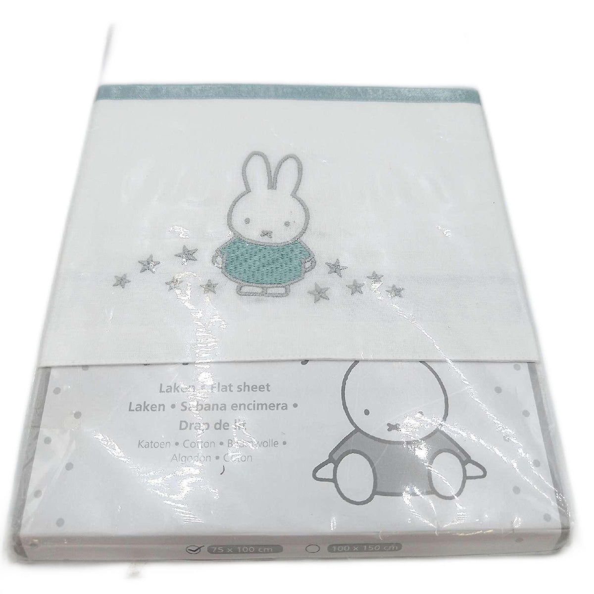 Miffy Laken Bettwäsche Kinderzimmer Babybett 75x100 cm Hase Motiv Kusche