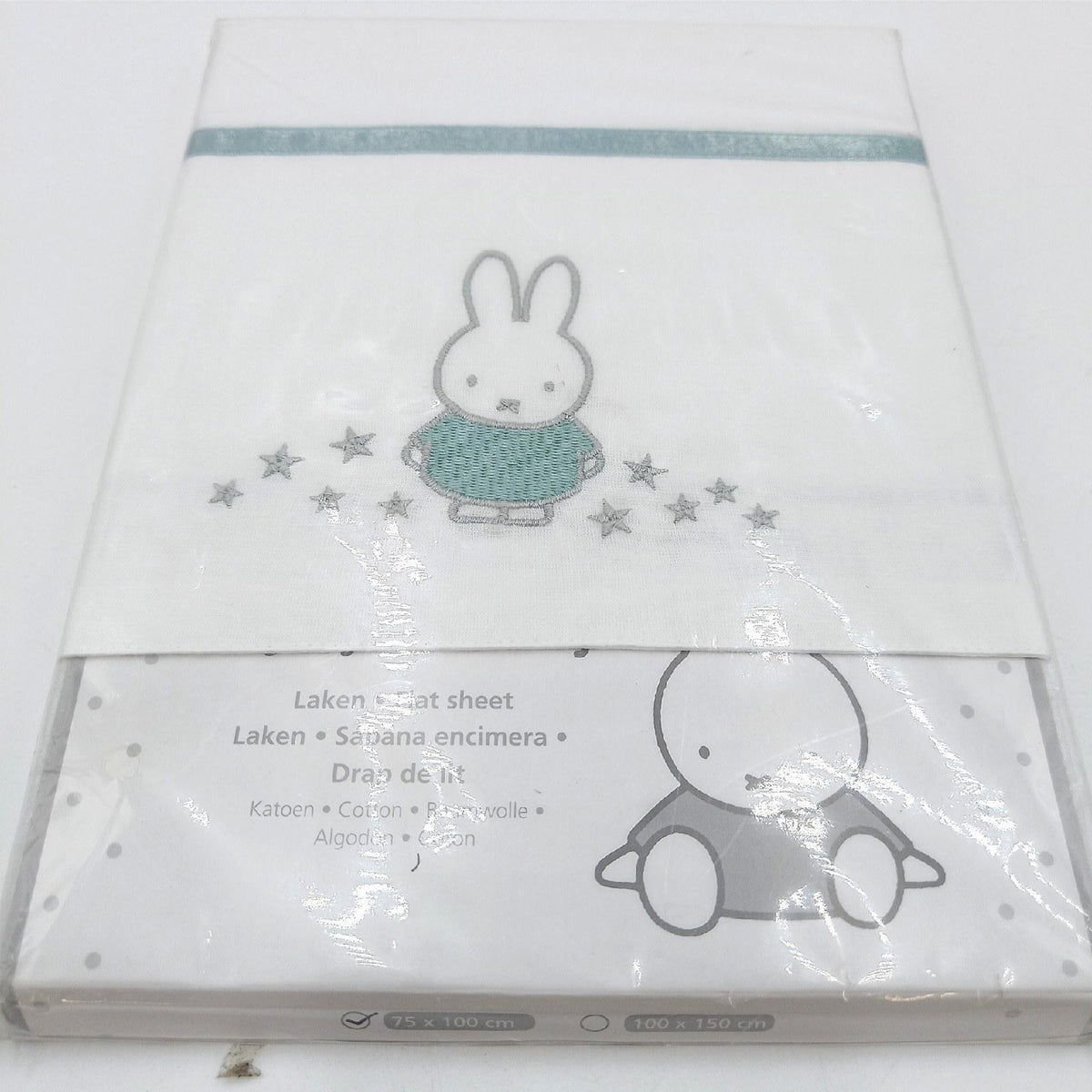 Miffy Laken Bettwäsche Kinderzimmer Babybett 75x100 cm Hase Motiv Kusche