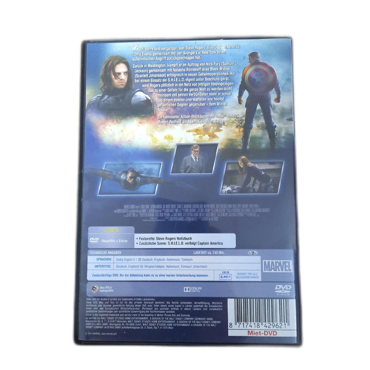 The Return of the First Avenger, Chris Evans, Deutsch, FSK 12