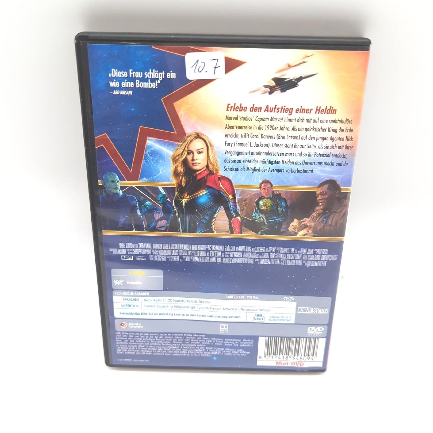 Captain Marvel  DVD