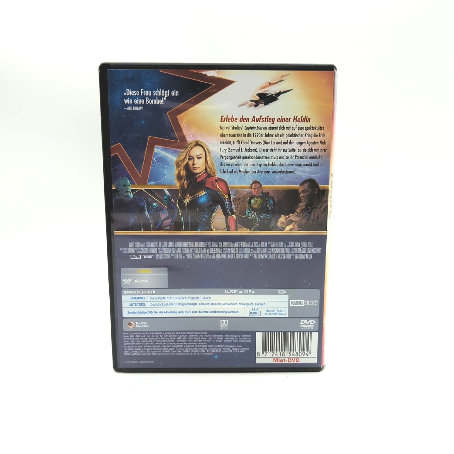 Captain Marvel  DVD