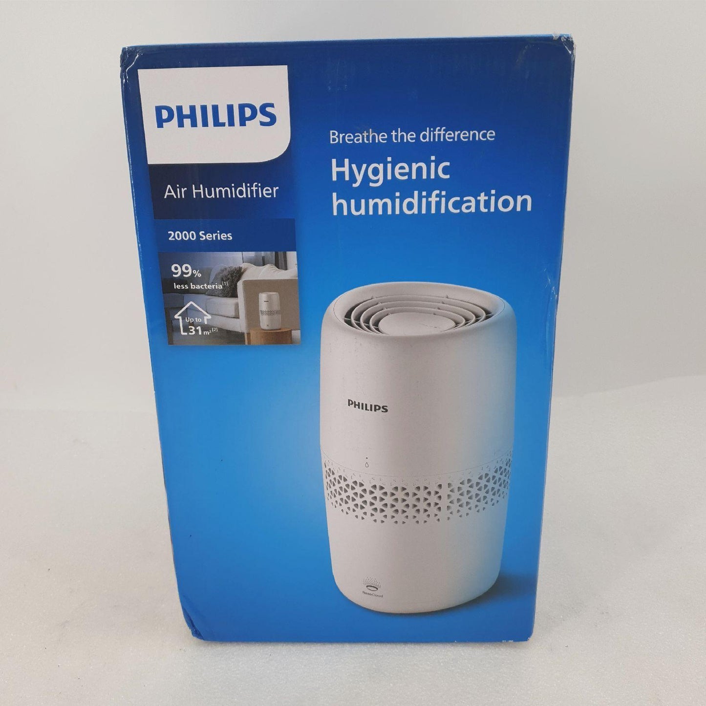 Philips Luftbefeuchter Haushaltsgeräte 2000er Serie effektive NanoCloud Technologie