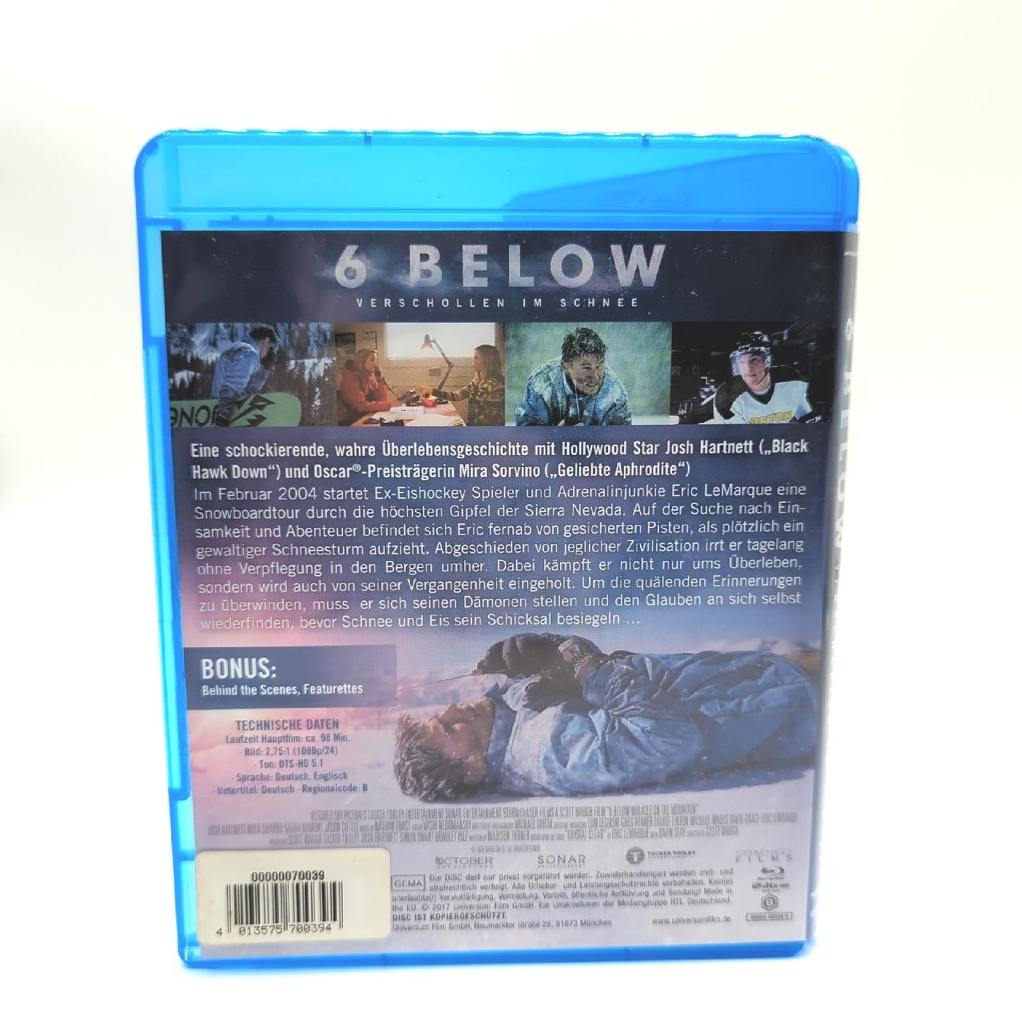 6 Below - Verschollen im Schnee [Blu-ray