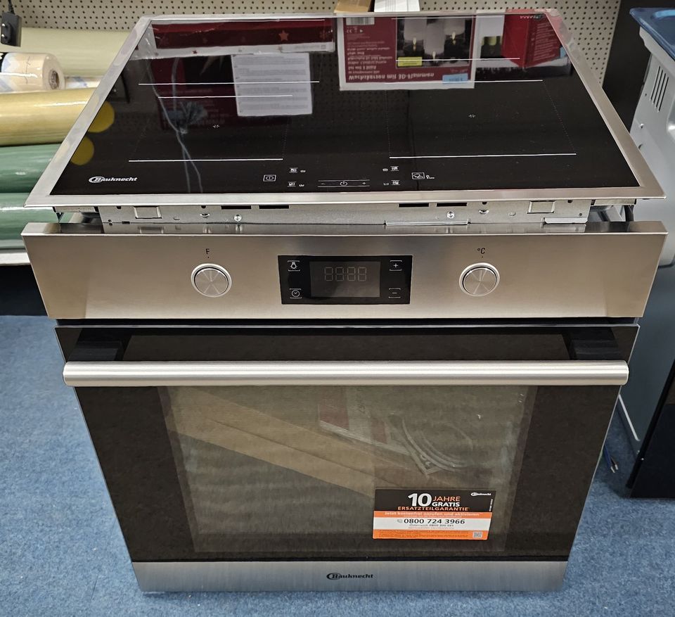 BAUKNECHT Backofen-Set BAKO 800 PYRO IND, 60cm, edelstahl