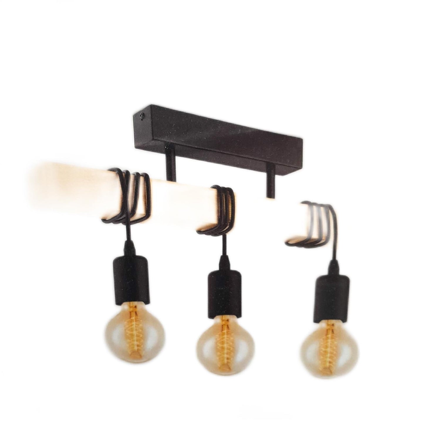 EGLO Deckenlampe Beleuchtung Townshend Vintage Lampe 3 flammig ohne