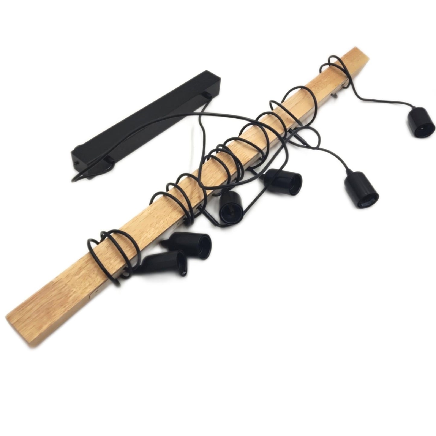 Eglo Pendelleuchte Beleuchtung Townshend Schwarz 6 Flammig Design Leuchte 110 cm Höhe