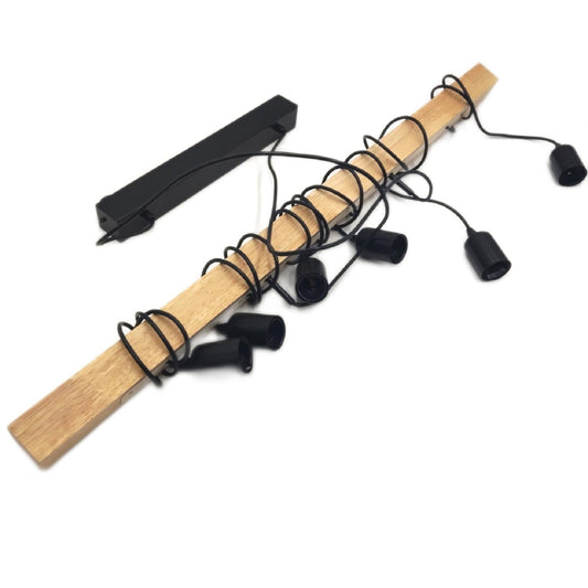 Eglo Pendelleuchte Beleuchtung Townshend Schwarz 6 Flammig Design Leuchte 110 cm Höhe