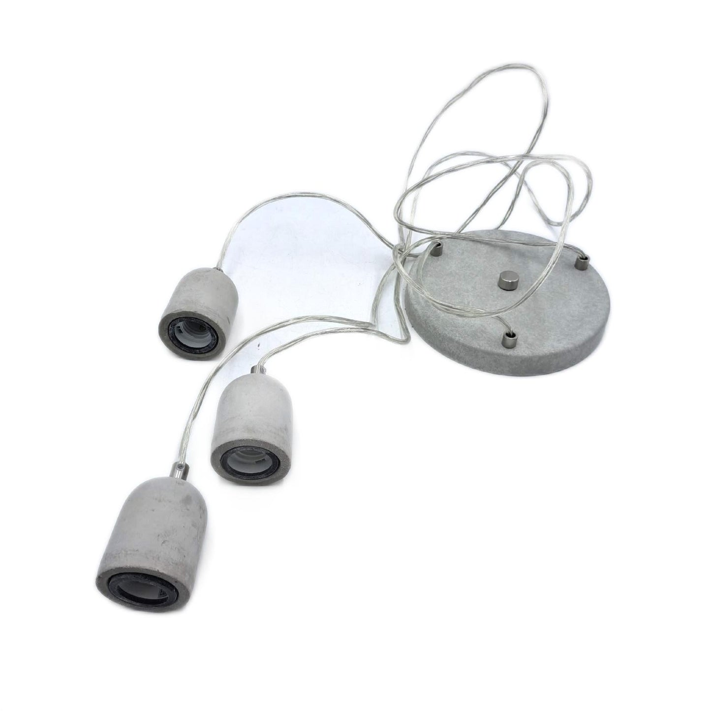 EGLO Pendelleuchte Beleuchtung Esstischlampe Silvares Vintage Industrial Beton Stahl grau hängend E27 Fassung für Wohnzimmer