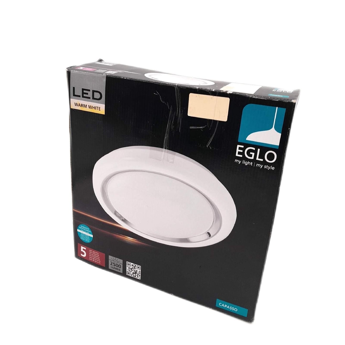 Eglo LED Deckenleuchte Beleuchtung Capasso 18 Watt Energieeffizient rund 34 cm Durchmesser