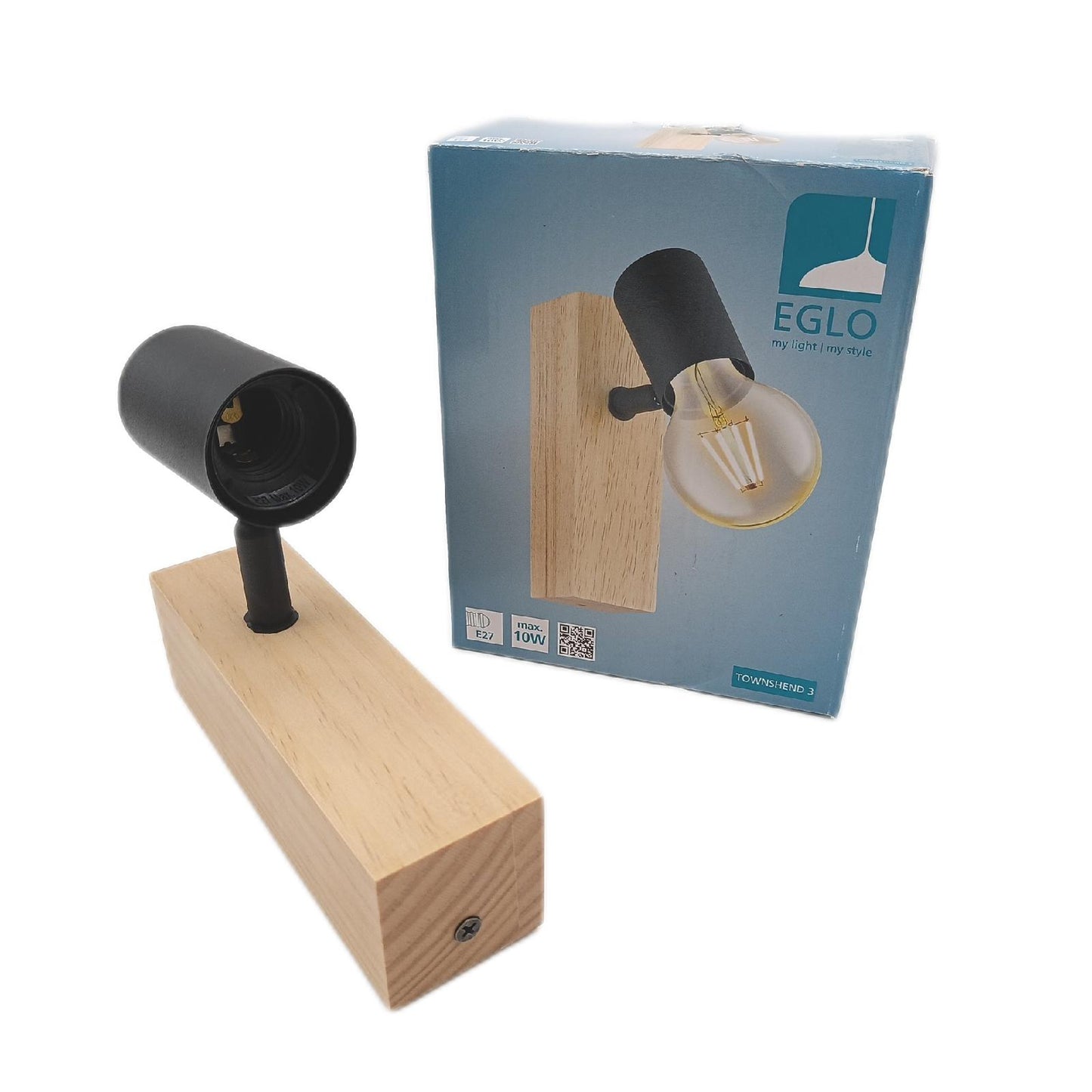 Eglo Townshend 3 LED-Wandleuchte, 10 W, Braun