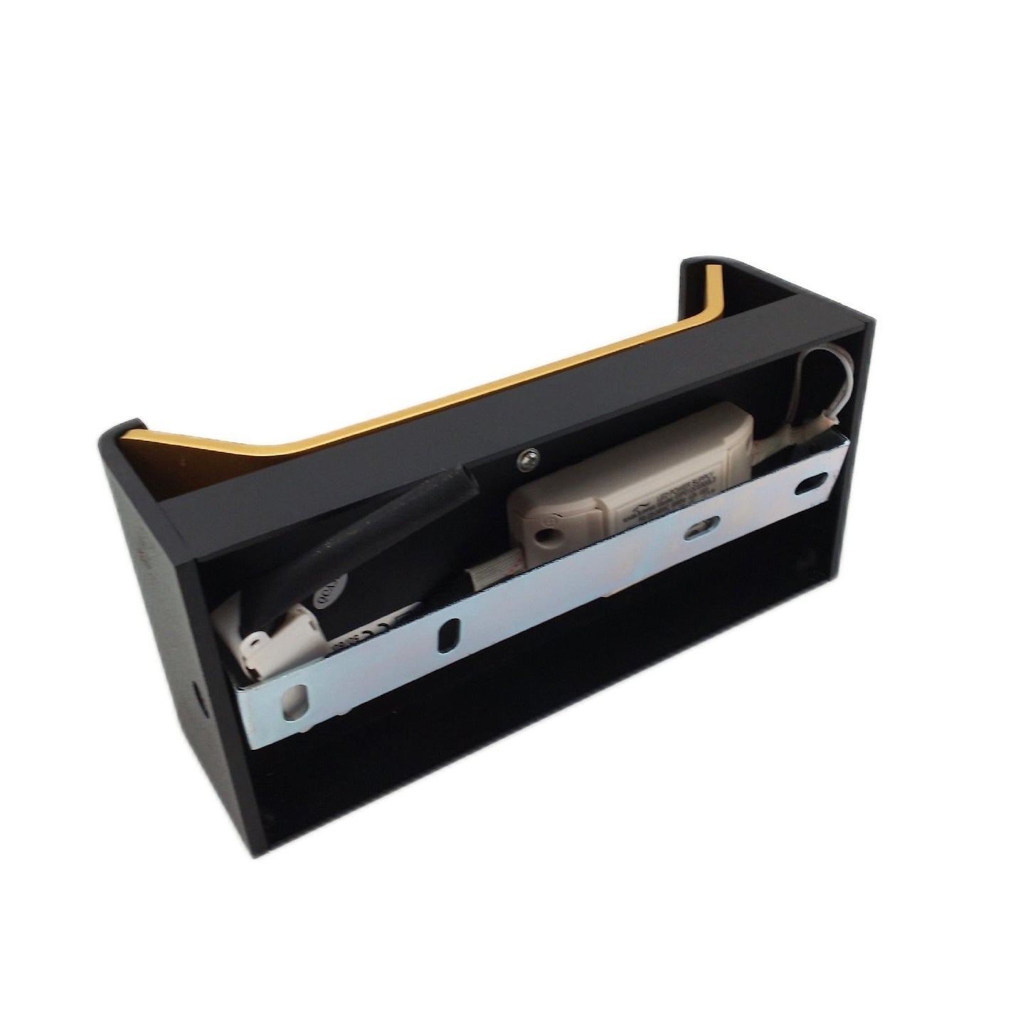 Eglo Wandleuchte Beleuchtung Feloniche LED 10 Watt Schwarz Gold Design Modern