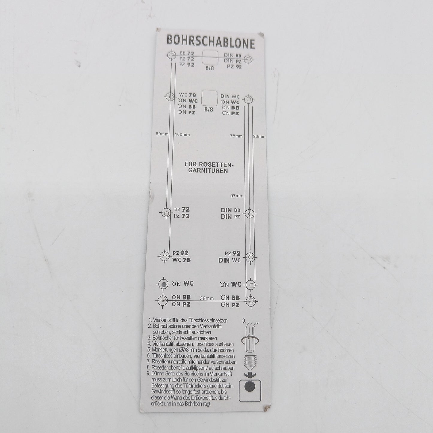 Lienbacher Zimmertürgarnitur Türbeschläge Türzubehör Vector Verchromt