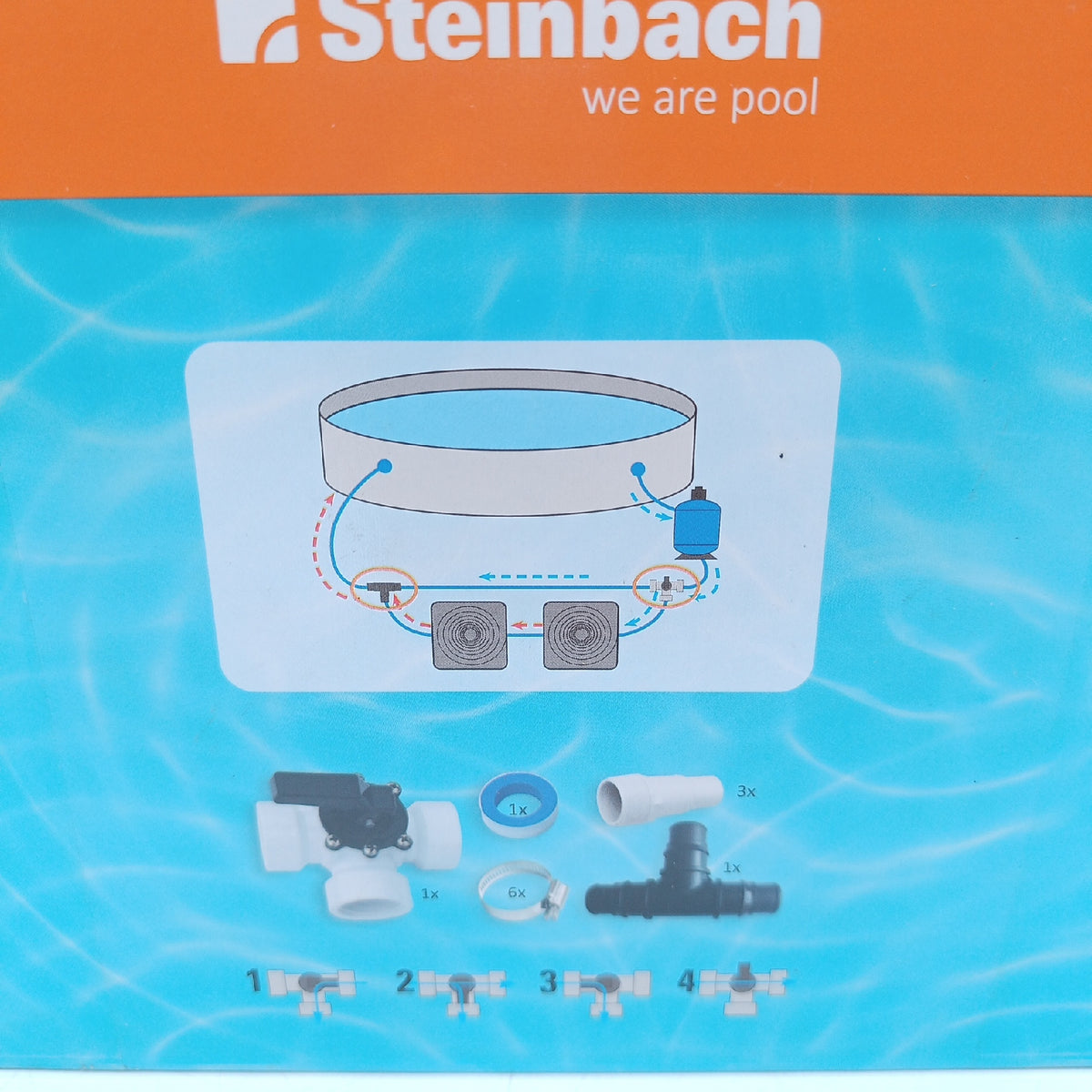 Steinbach Bypass Set Zubehör Pool Schwimmbadzubehör Schlauch 38 mm Anschluss