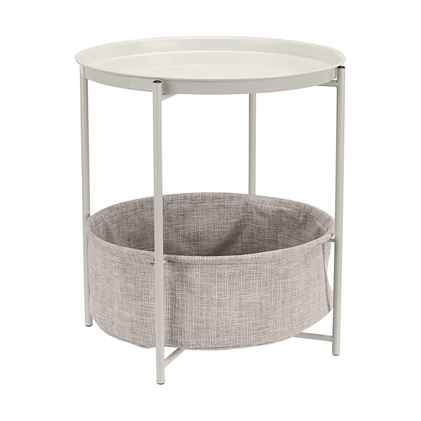 Amazon Basics Aufbewahrungskorb Ordnungssystem Schlafzimmer Creme Stoff Funktional praktisch vielseitig