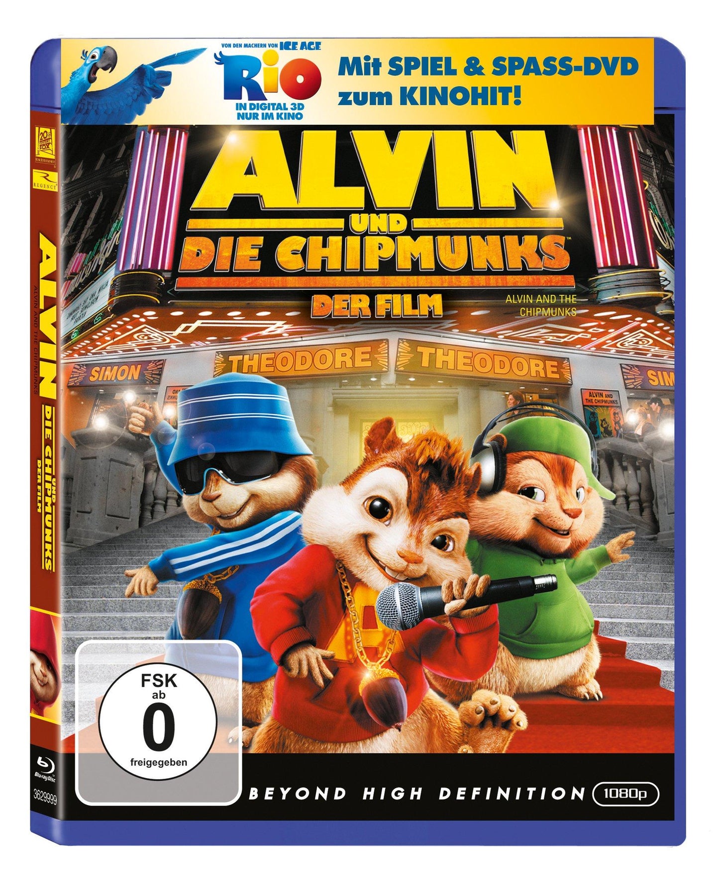Alvin und die Chipmunks - Der Film (+ Rio Activity Disc) [Blu-ray]