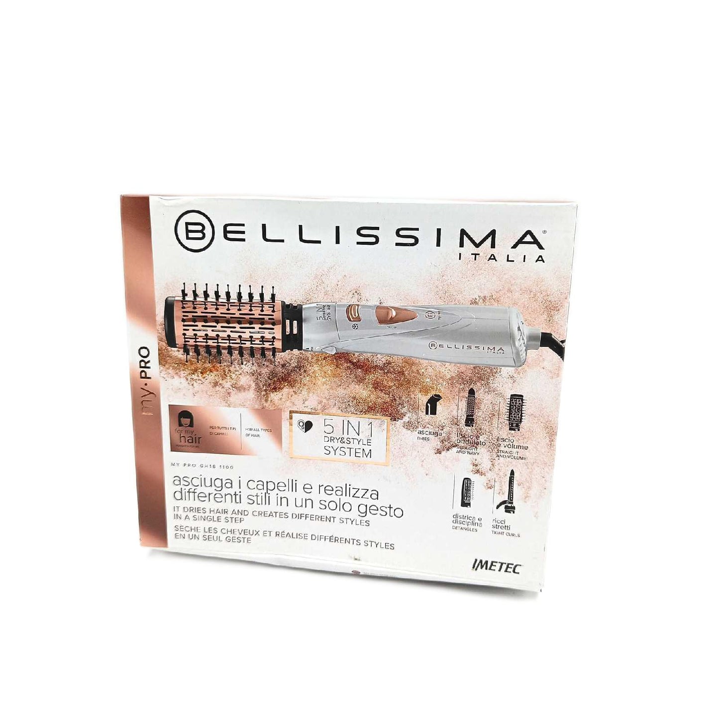Bellissima Heissluft Modellierstab Haarpflege My Pro GH18 1100 glanzvolle stylingmöglichkeiten 1000 W