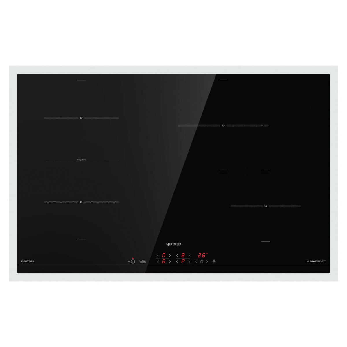 GORENJE Induktions-Kochfeld IT843BX, 80 cm, edelstahl