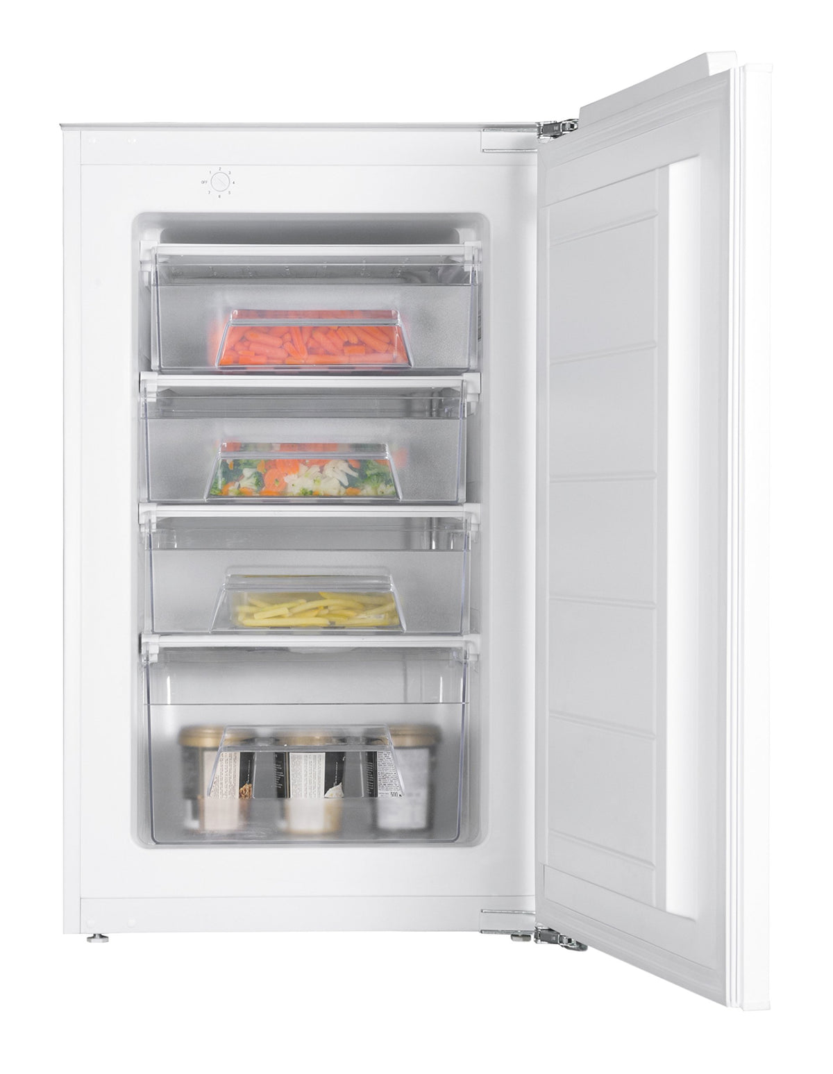 AMICA Einbaugefrierschrank EGS16183, 87,5 cm, weiß