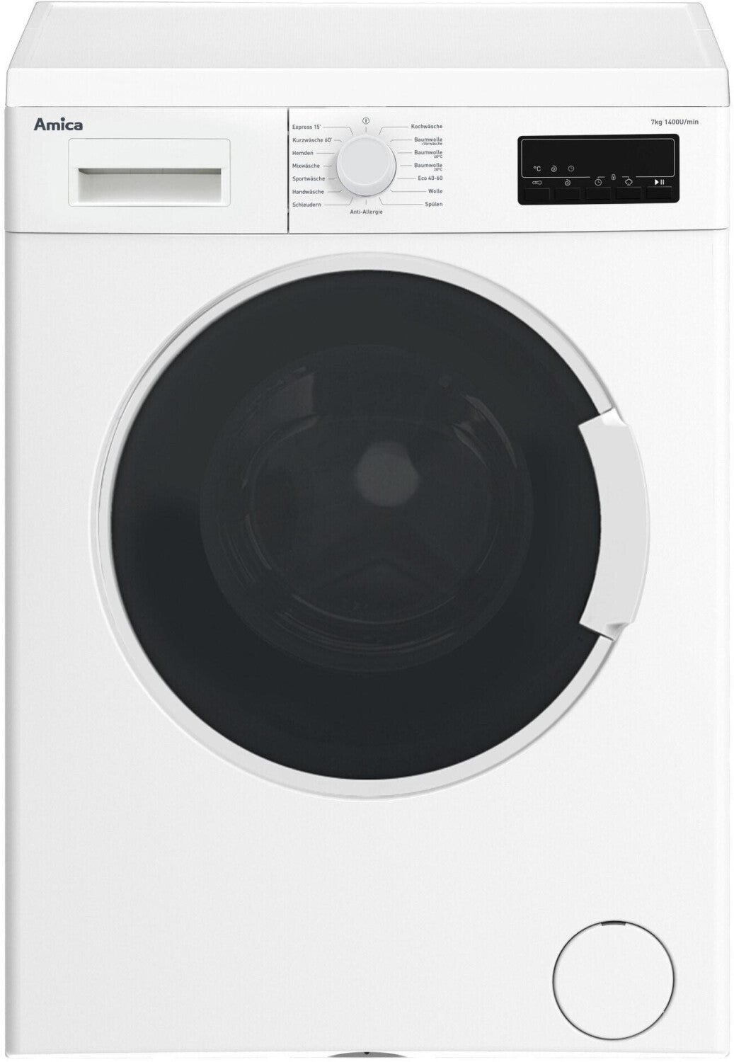 AMICA Waschmaschine UWA474040, 7 kg, weiß