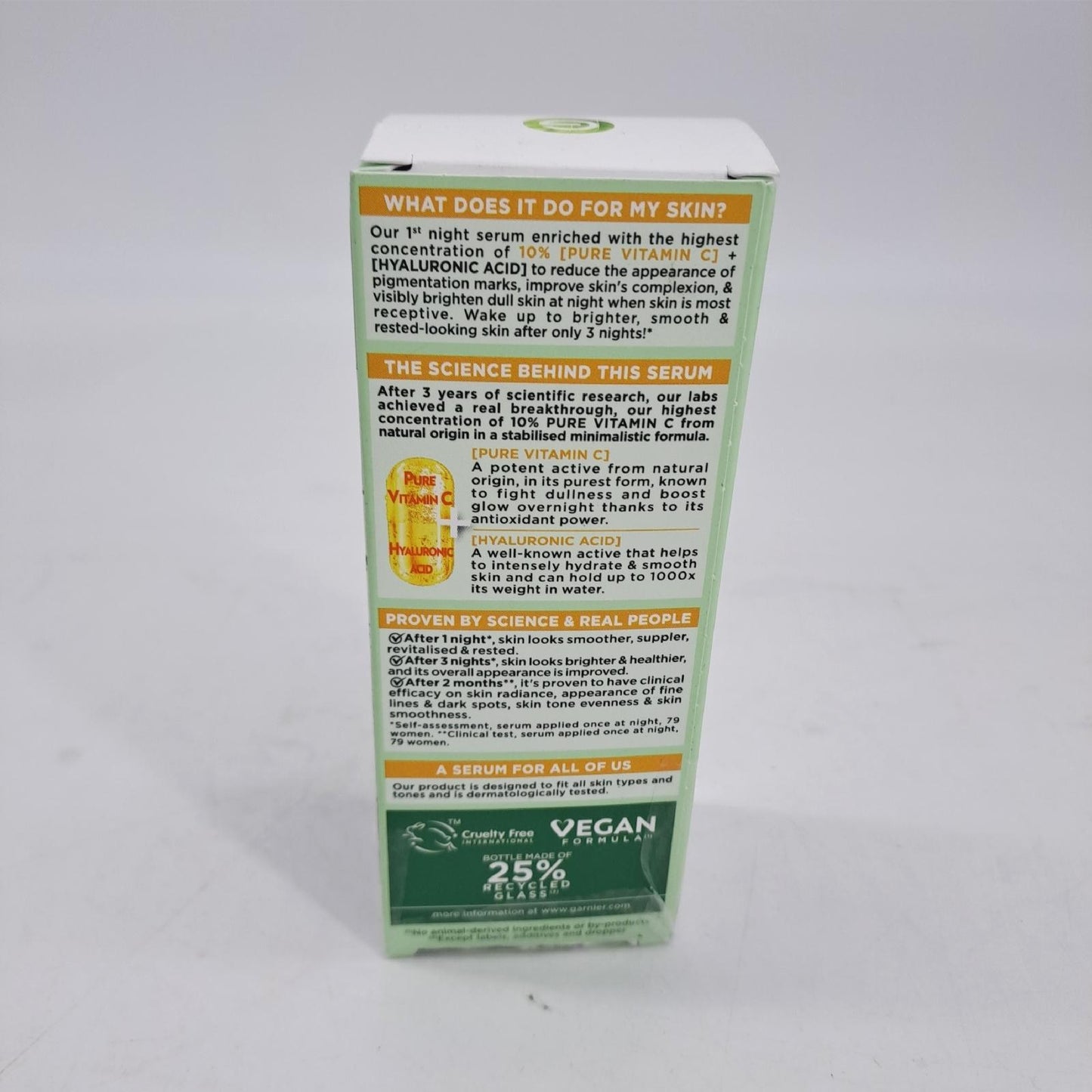 Garnier Serum Hautpflege Vitamin C Glow Booster Effektive Pflege für strahlende Haut