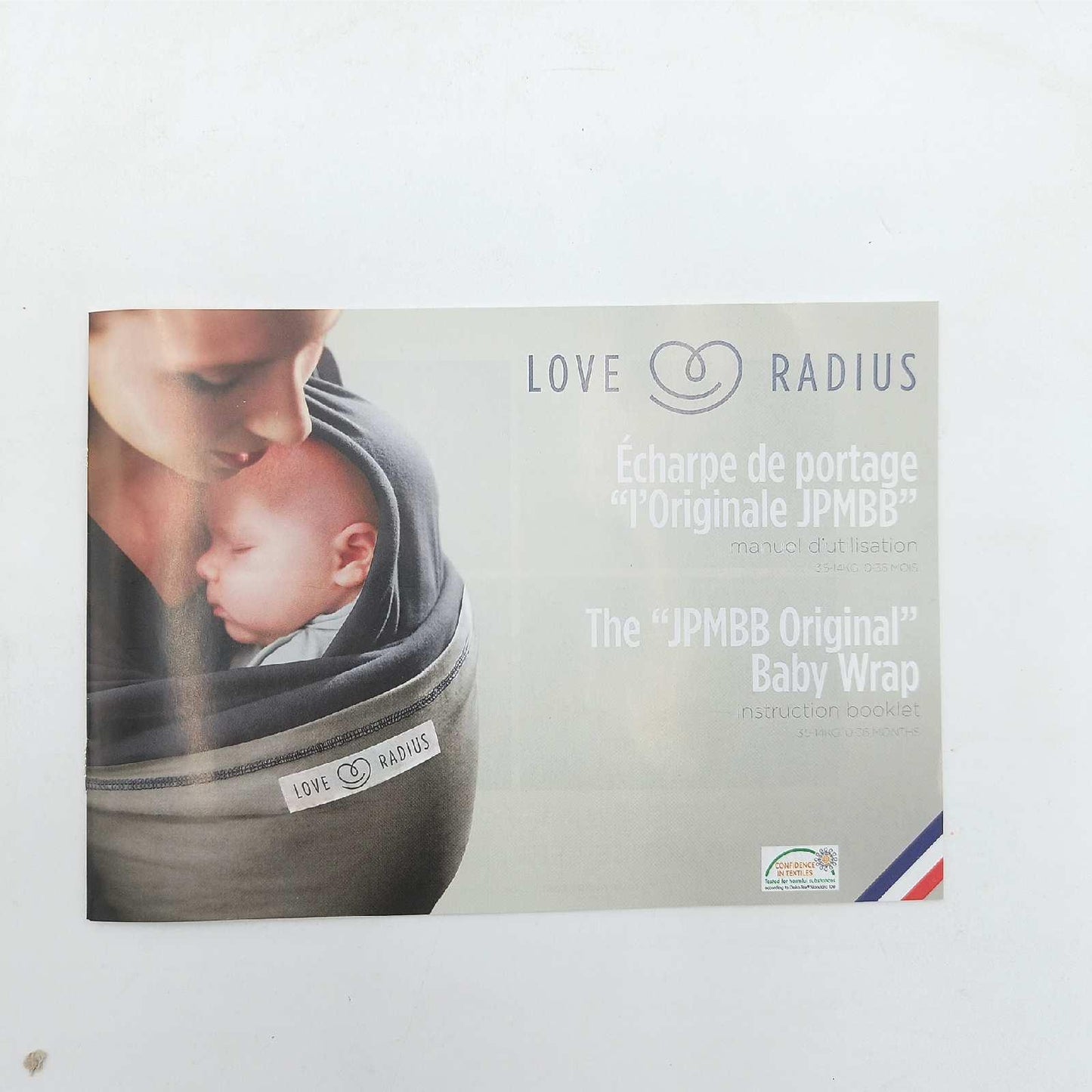 Love Radius "L'Originale JPMBB" Tragetuch hellgrau Tasche türkis
