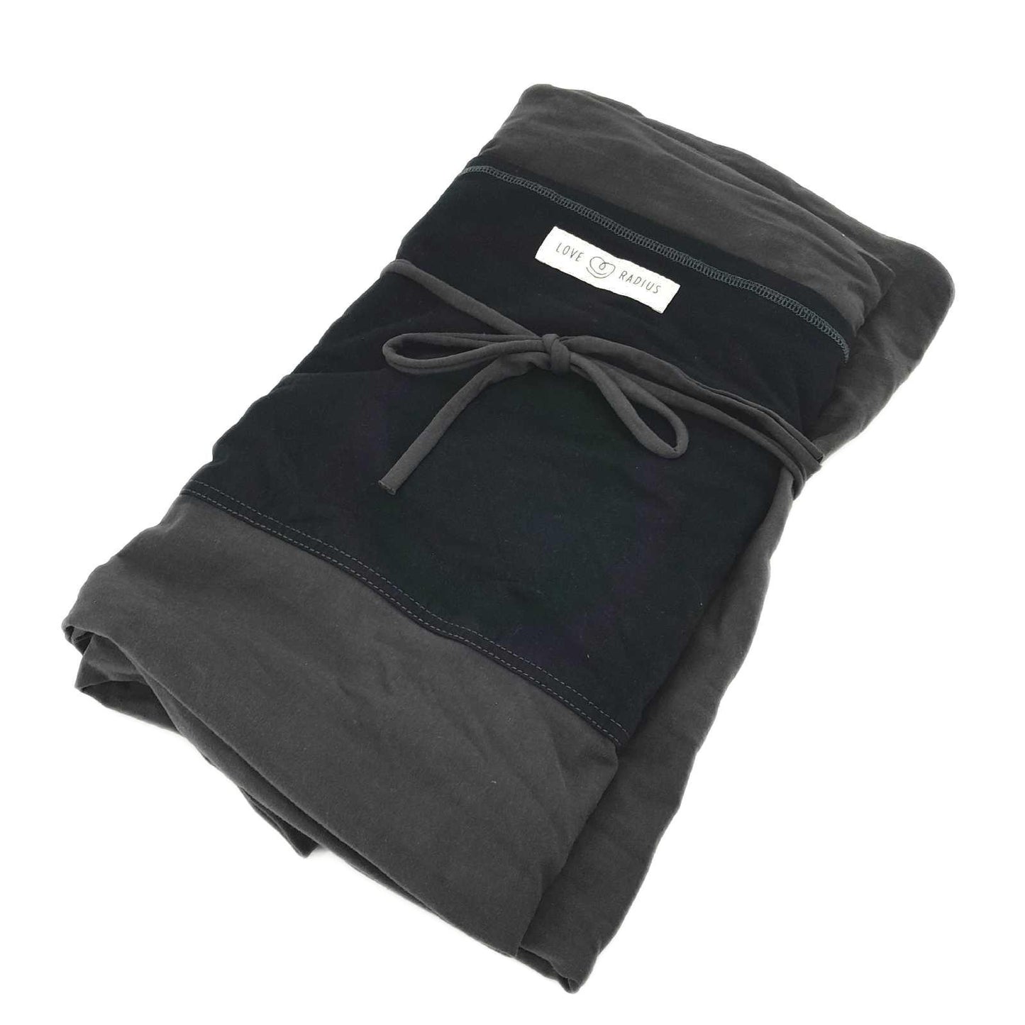 Je Porte Mon Bébé Tragetuch Schwarz Anthrazit Elastisches Tragetuch Baby Tragen Gemütlich