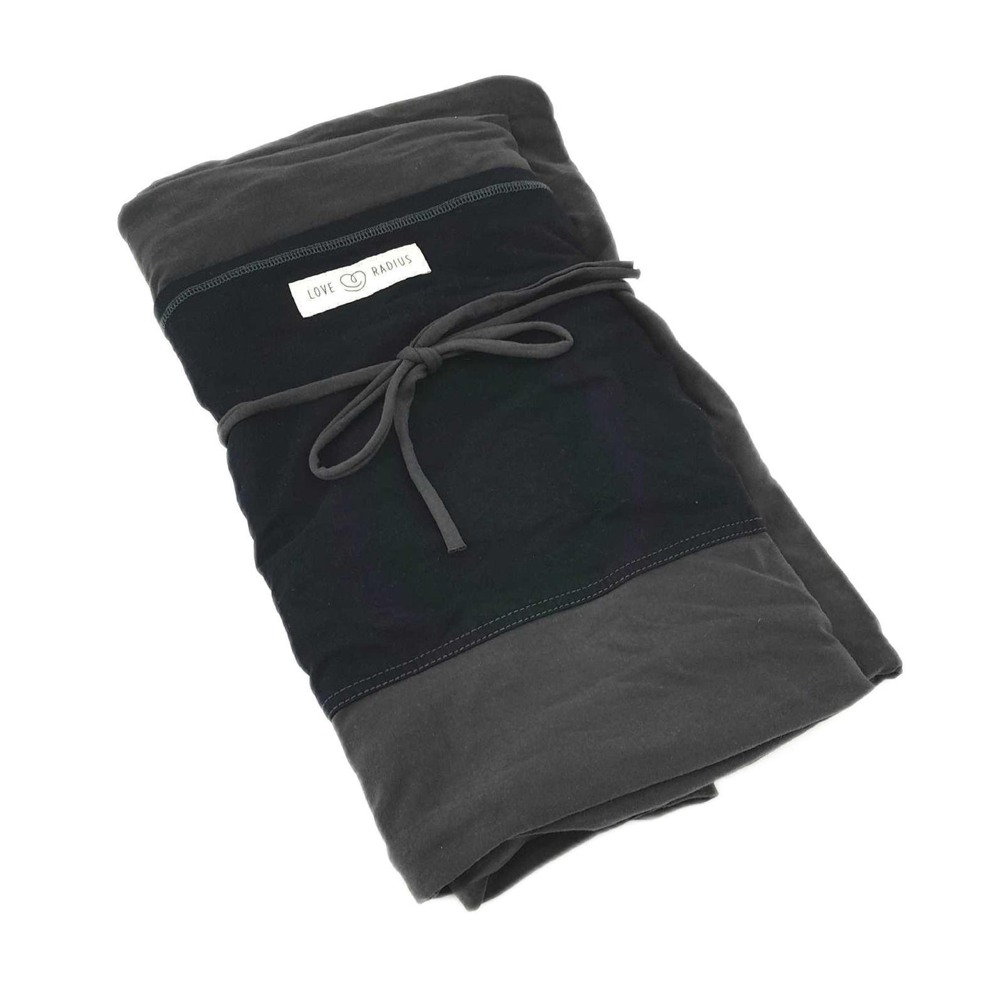 Je Porte Mon Bébé Tragetuch Schwarz Anthrazit Elastisches Tragetuch Baby Tragen Gemütlich