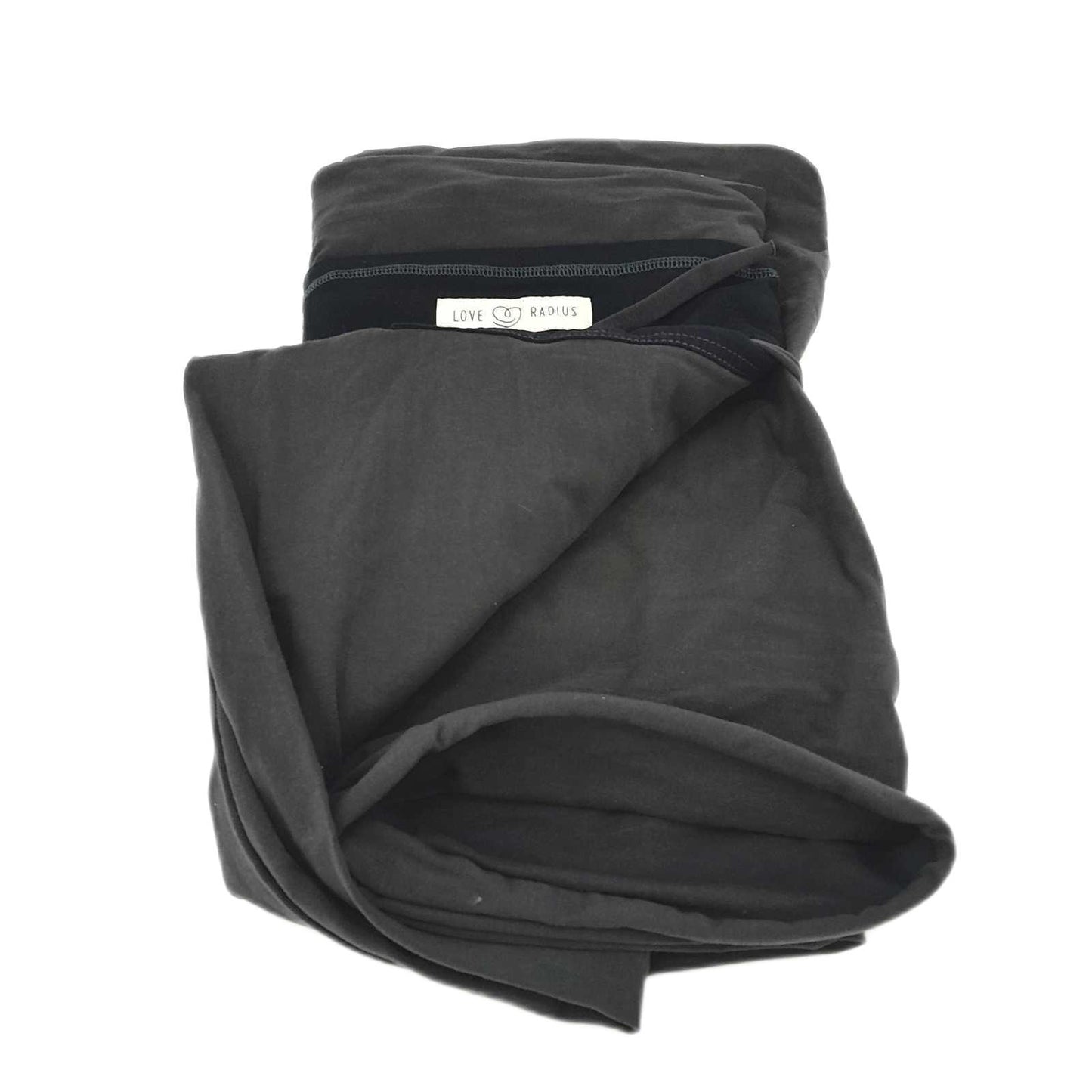 Je Porte Mon Bébé Tragetuch Schwarz Anthrazit Elastisches Tragetuch Baby Tragen Gemütlich