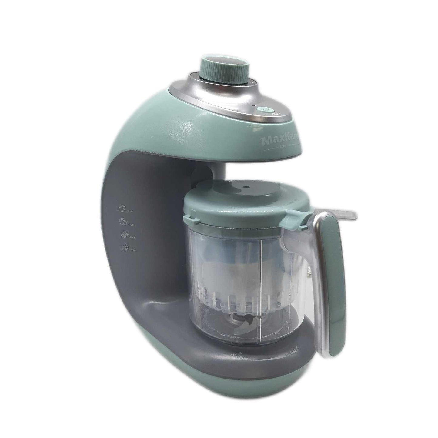 MaxKare Babynahrungszubereiter Dampfgarer Mixer Dämpfen Mixen Auftauen Multifunktion Heizung