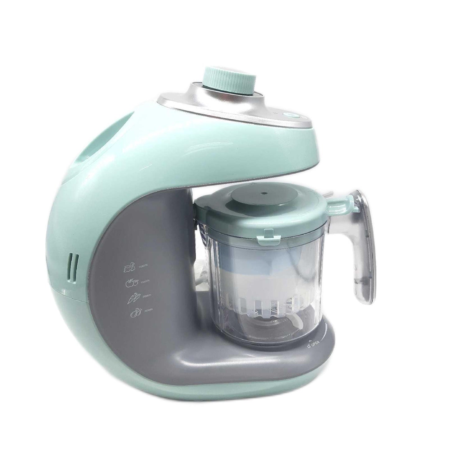 MaxKare Babynahrungszubereiter Dampfgarer Mixer Dämpfen Mixen Auftauen Multifunktion Heizung