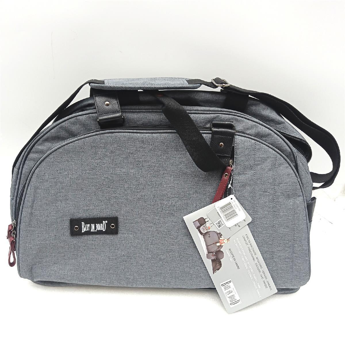 Baby on Board Wickeltasche Babybedarf Week End Team Smoke Organizer praktisch Zwillingsbeutel inklusive