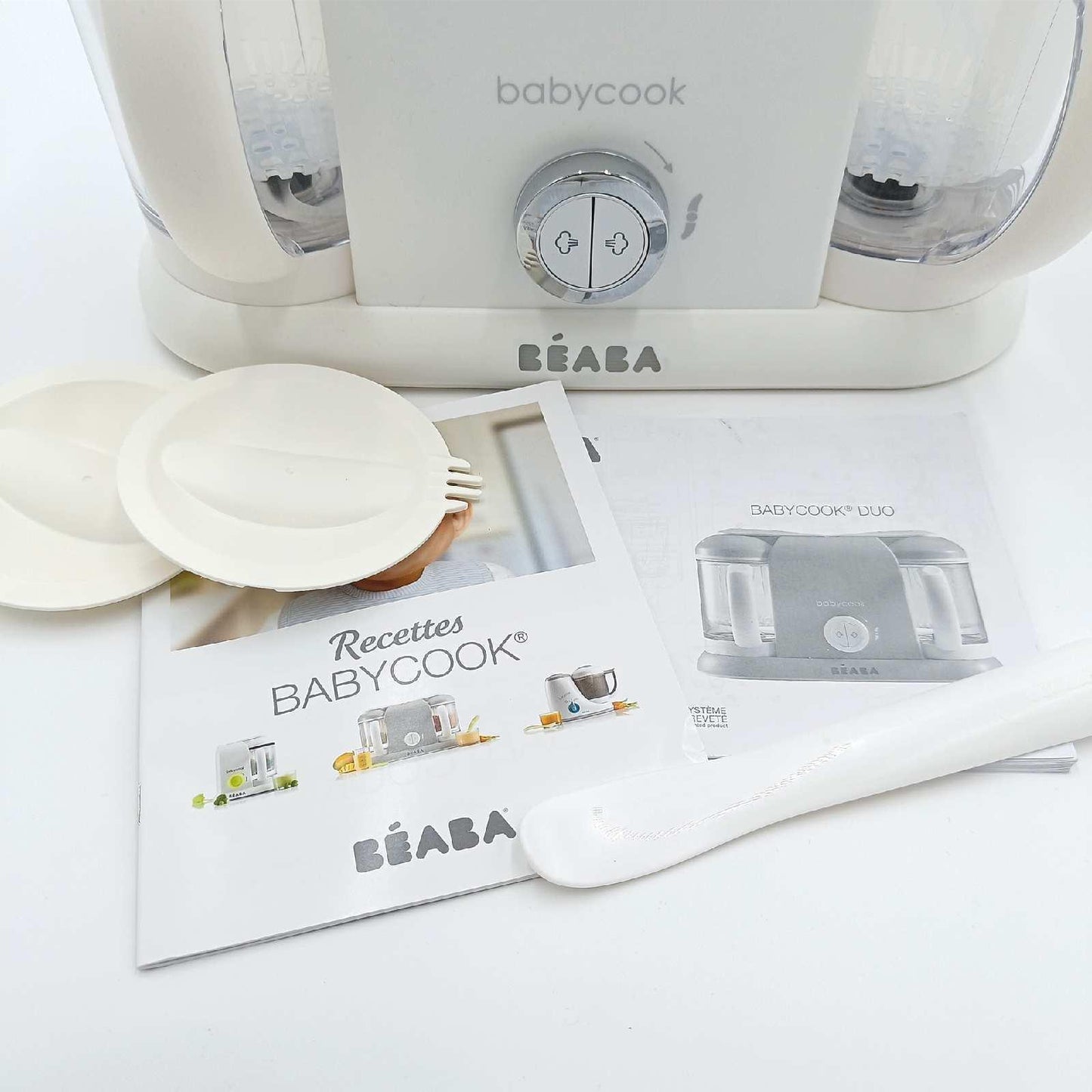 BÉABA Babynahrungszubereiter Dampfgarer Babycook Duo Schonendes Damp
