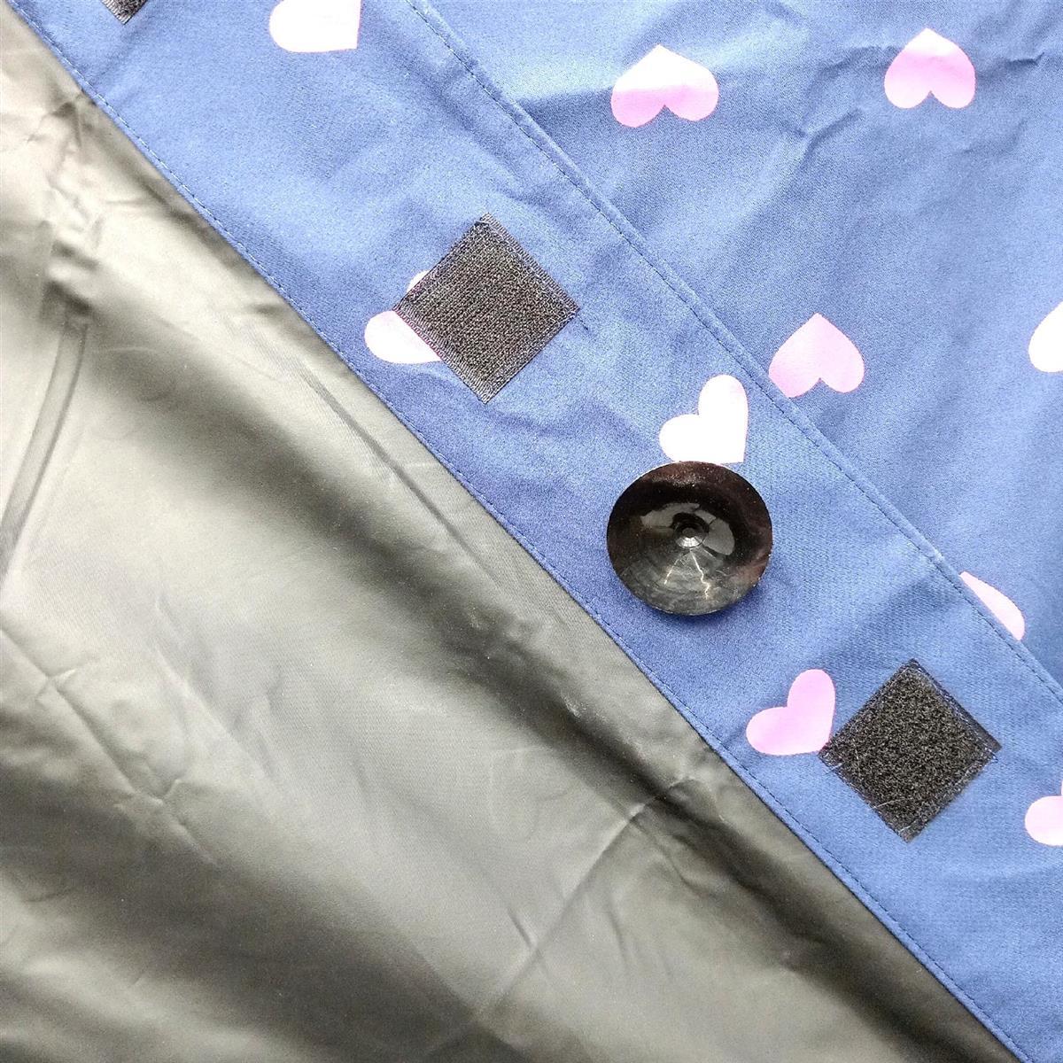 AmazonBasics Verdunklungsvorhang Kinder Reisefenster Sichtschutz Pinke Herzen Kinderzimmer