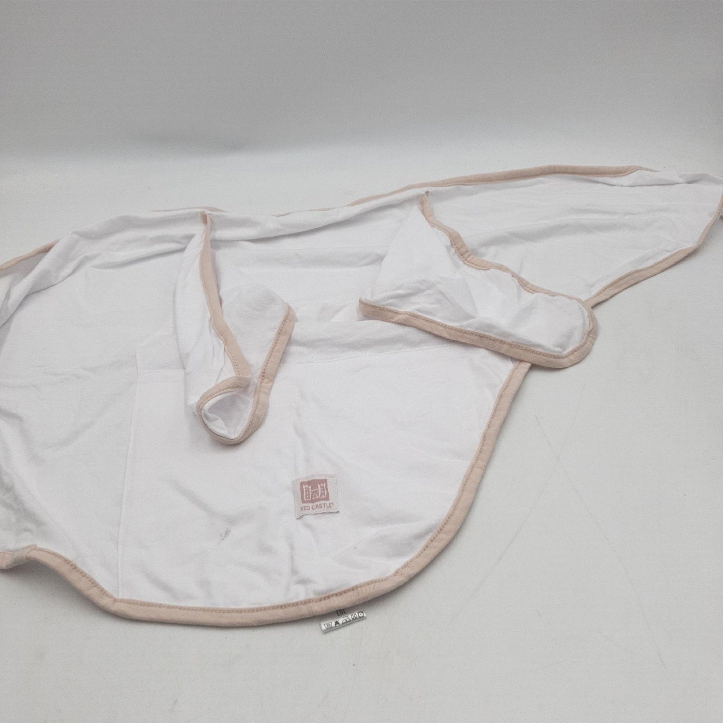 Beaba Babydecke Textilien Puck Geborgenheit 100 Prozent Baumwolljersey Weiss