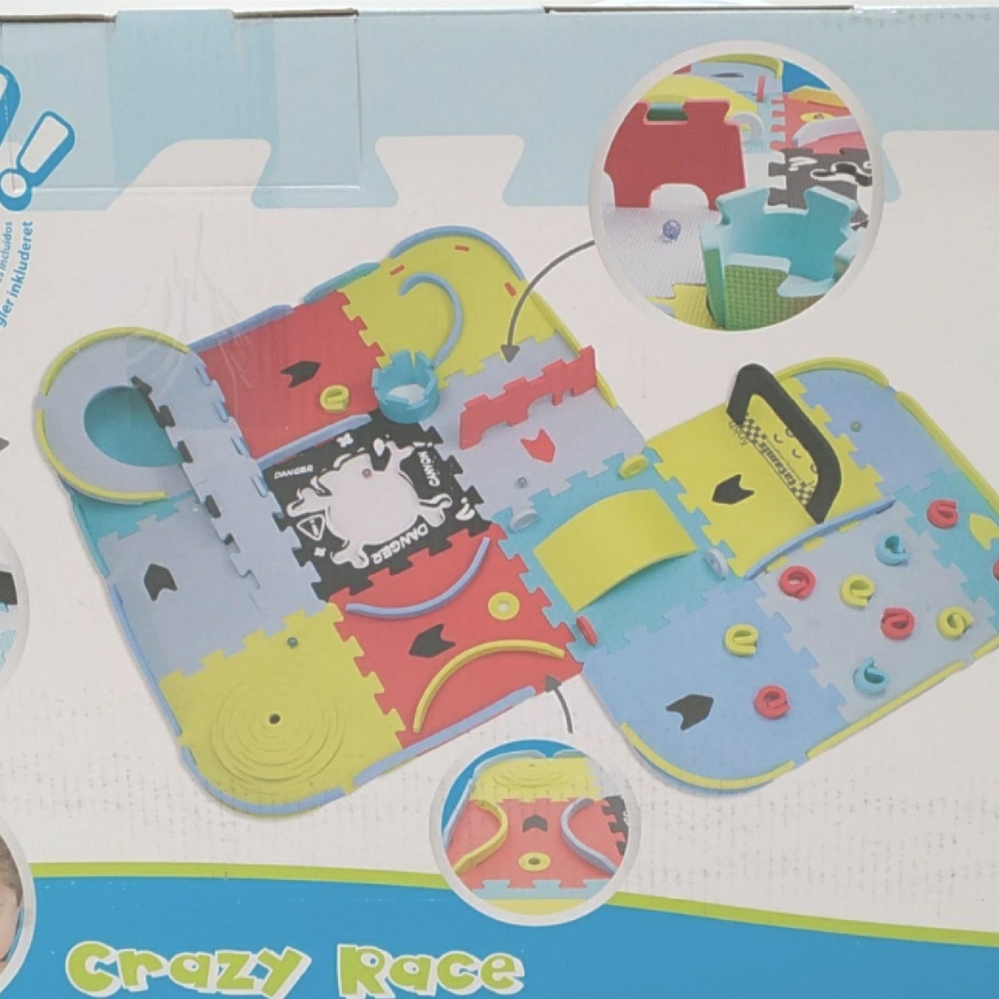 Tatamiz Marble Run Set TTMZ108 Schaumstoff Kreativitätsfördernd Intelligenzspiel Spaßweg