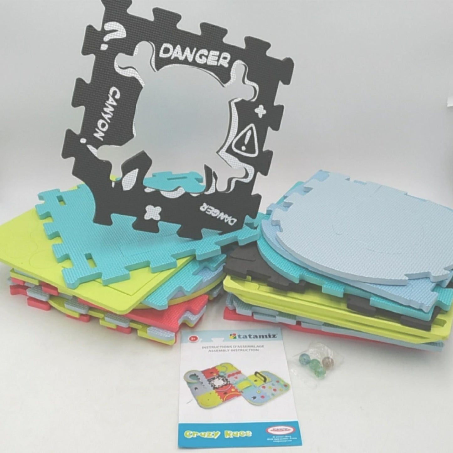 Tatamiz Marble Run Set TTMZ108 Schaumstoff Kreativitätsfördernd Intelligenzspiel Spaßweg