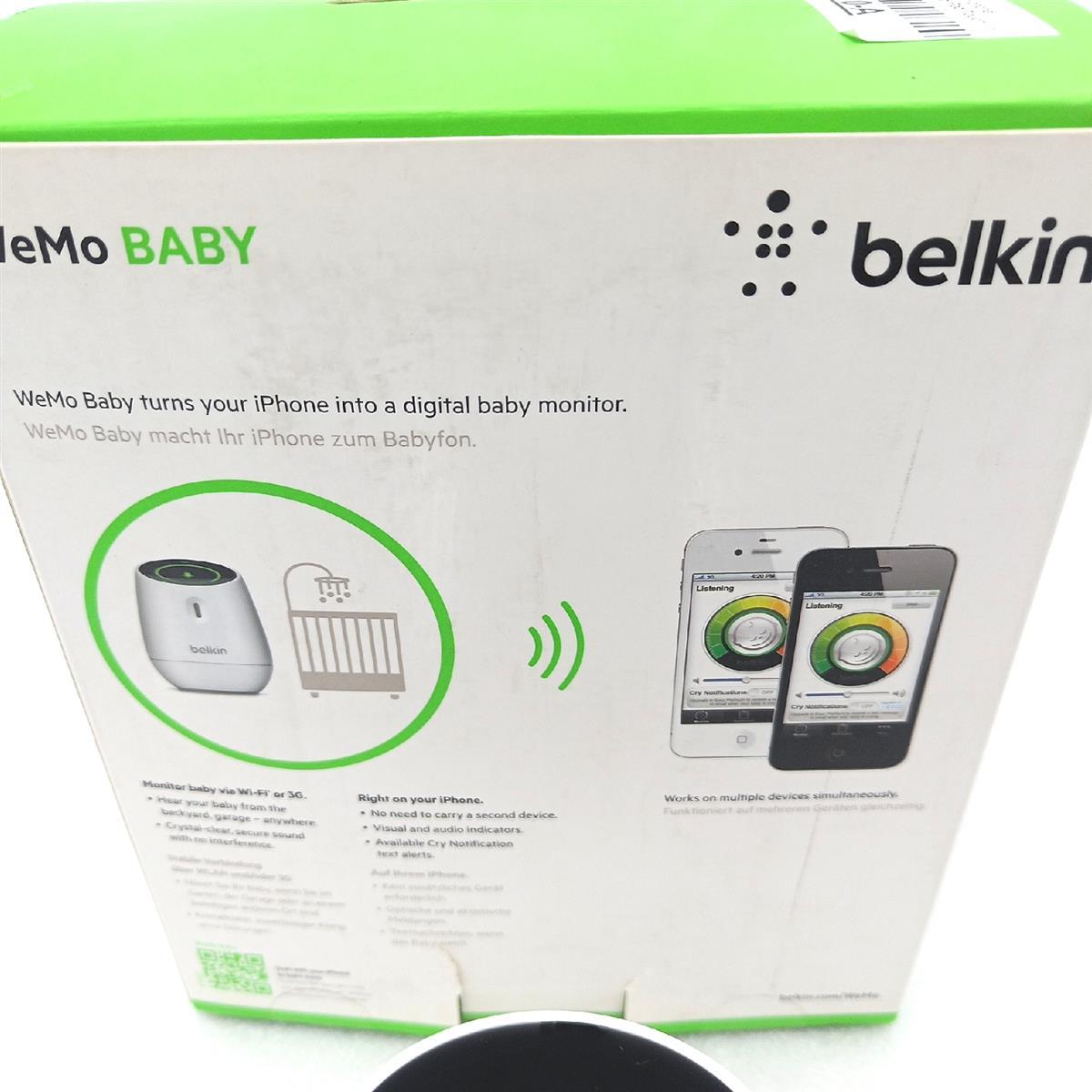 Belkin Babyphone Babyüberwachung WeMo geeignet für Apple iPhone iPad iPod Touch Baby
