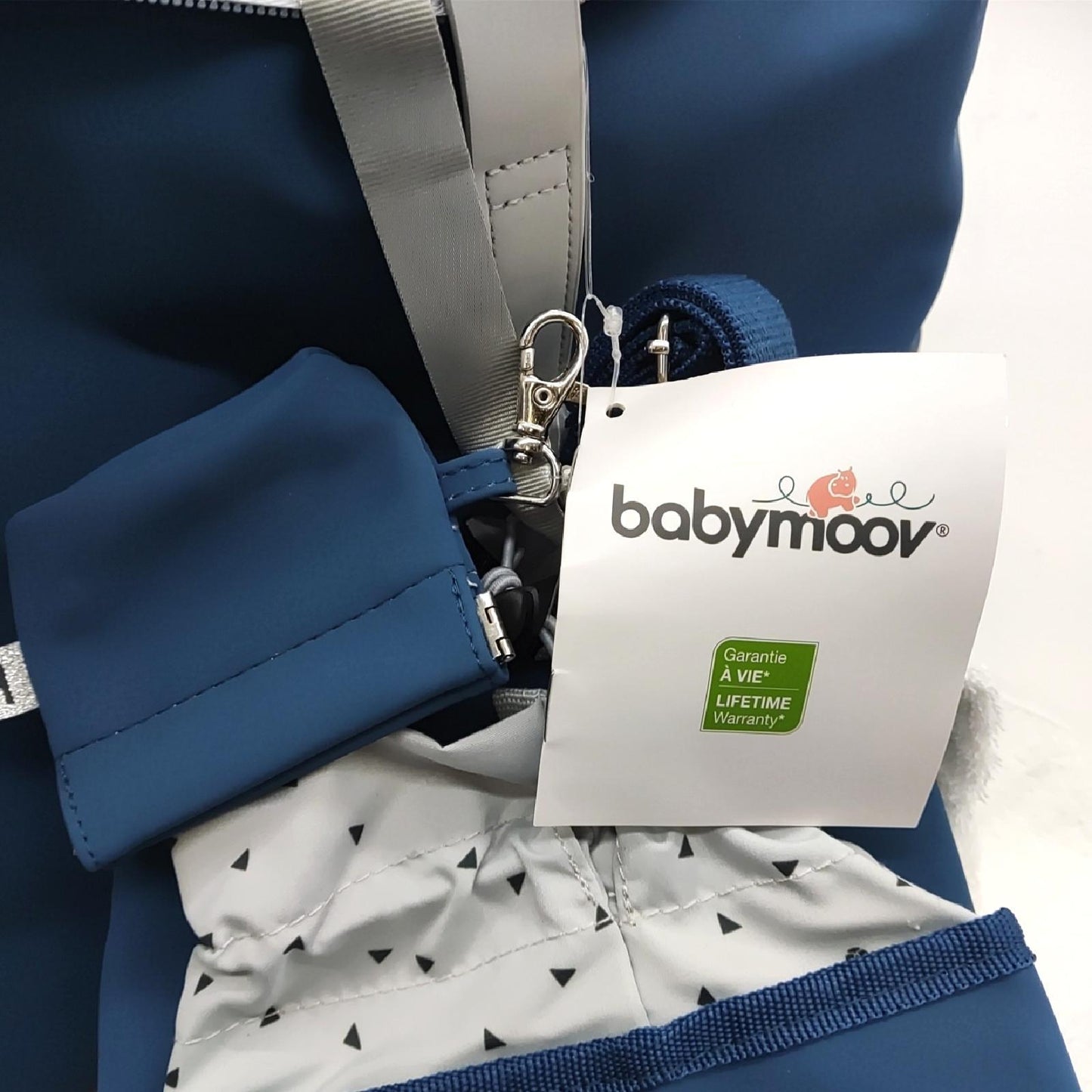 Babymoov Wickeltasche Babybedarf Le Champs Elysees Safran Blau Komfort Design pflege
