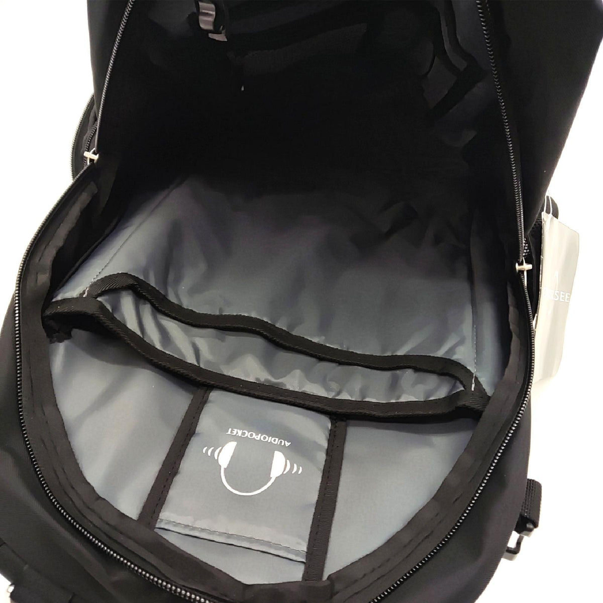 Obersee Bern Wickelrucksack schwarz gelb ohne abnehmbare Kühlv