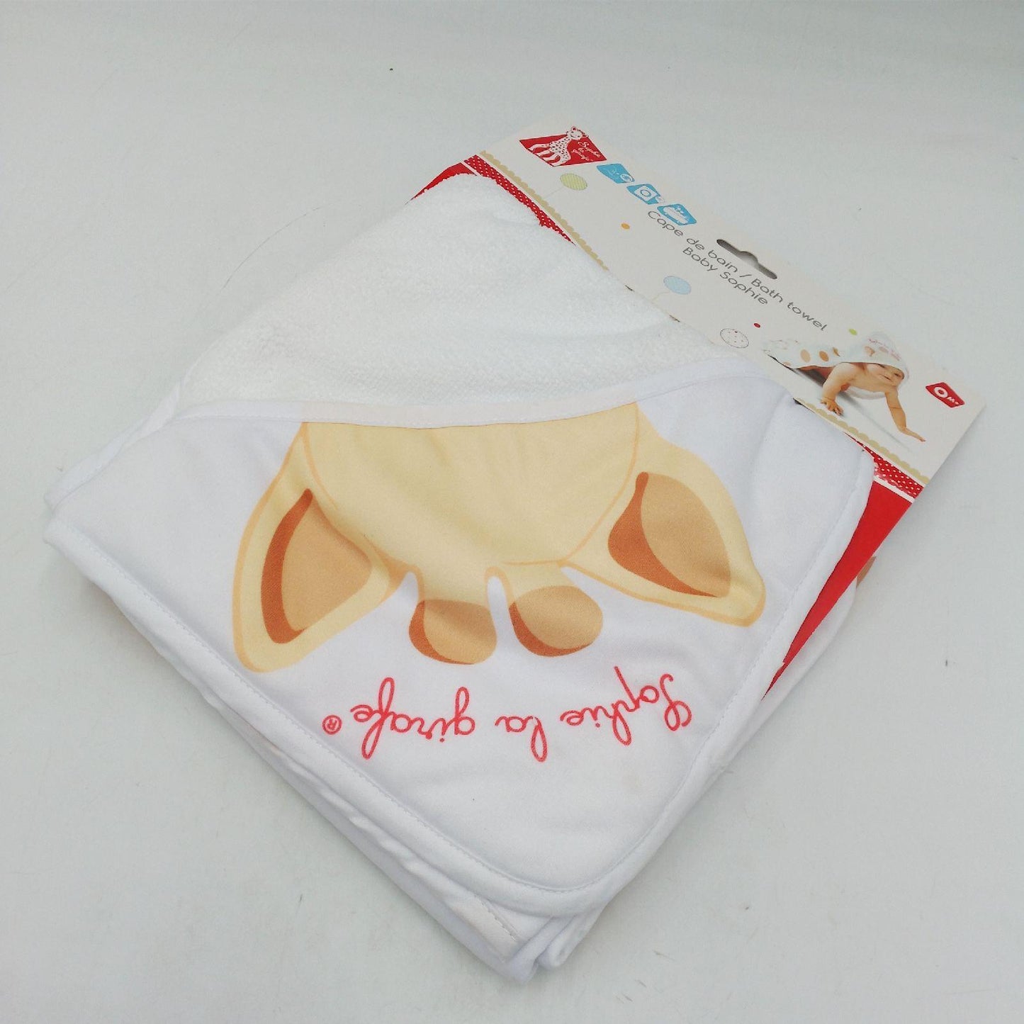 Sophie La Girafe Cape Baby Zubehör b1 Kuschelig warm weich bequem für kleine Kinder