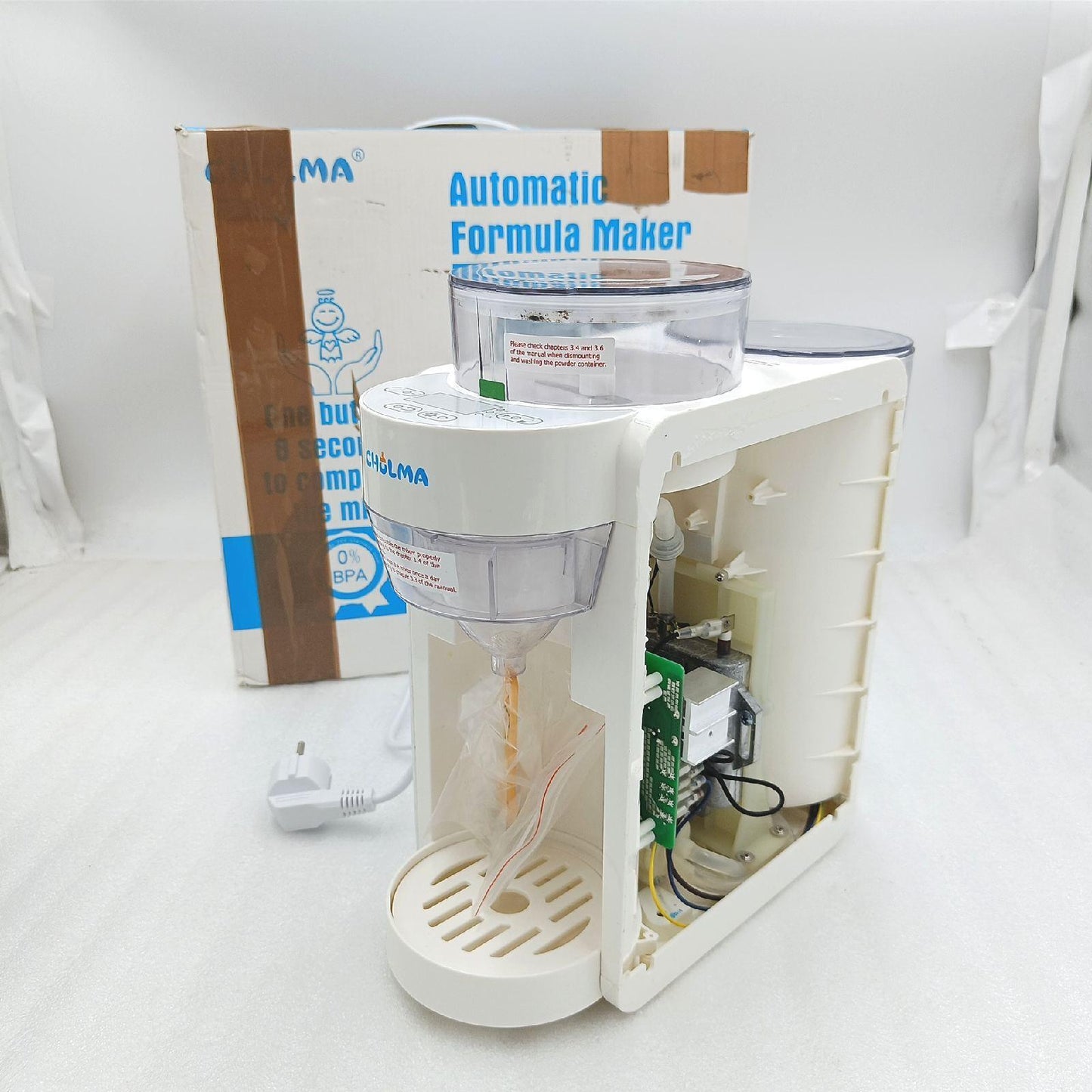 Cholma Milchzubreiter Pulvermischer Automatische Babymilch sofortigem AufheizenKonzentration einstellbar1200ML Wassertank37 bis 55 einstel(116,75)(93,4)