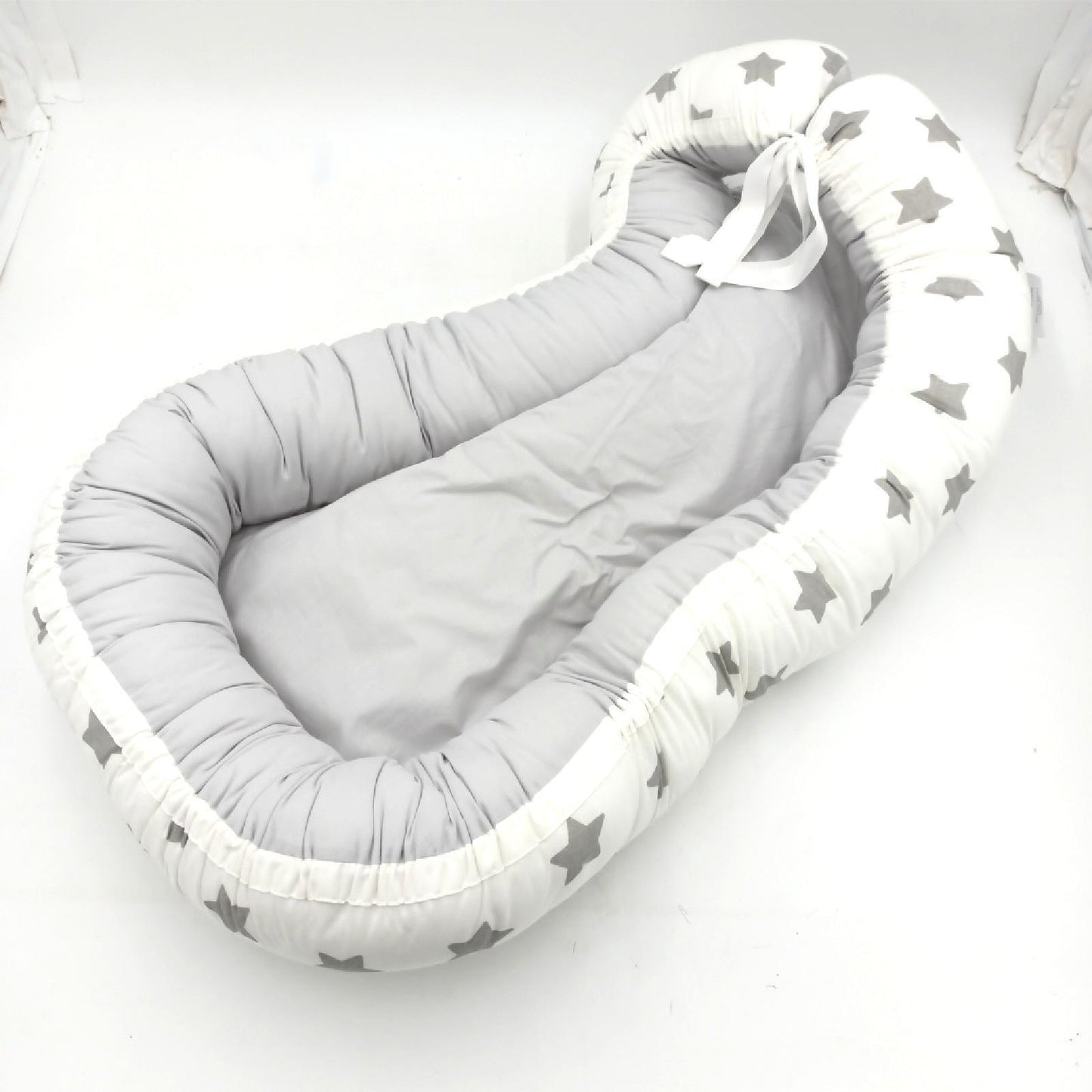 LULANDO Babynest Baumwolle antiallergisch Öko Kuschelnest Reisebett gemütlich
