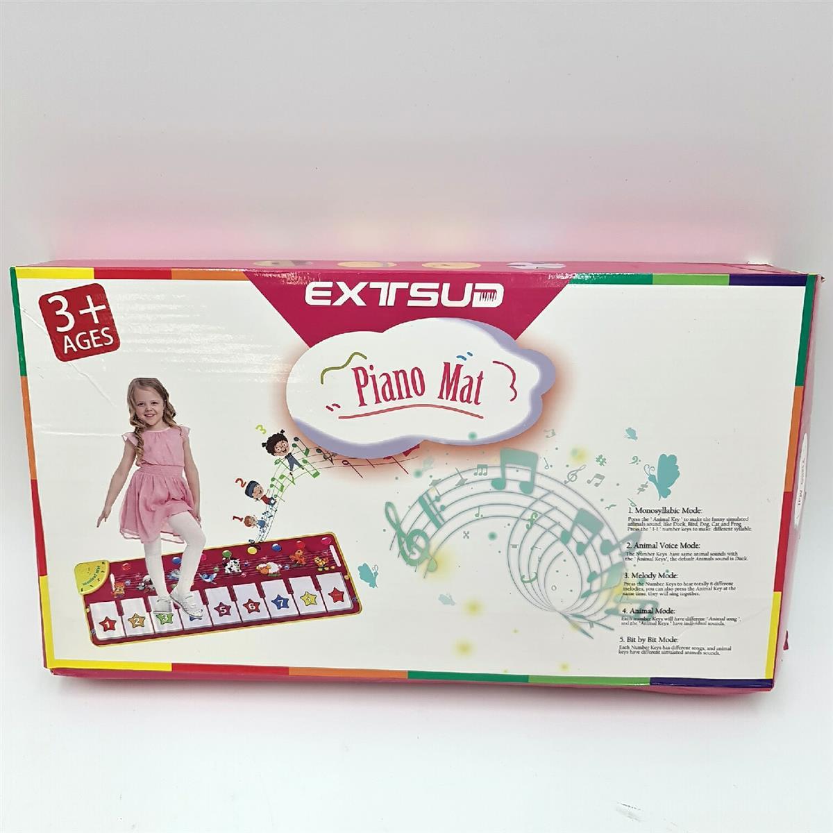 EXTSUD Klaviermatte Kinderspielzeug Geschenk Jungen Mädchen Kleinkind Tanzmatte