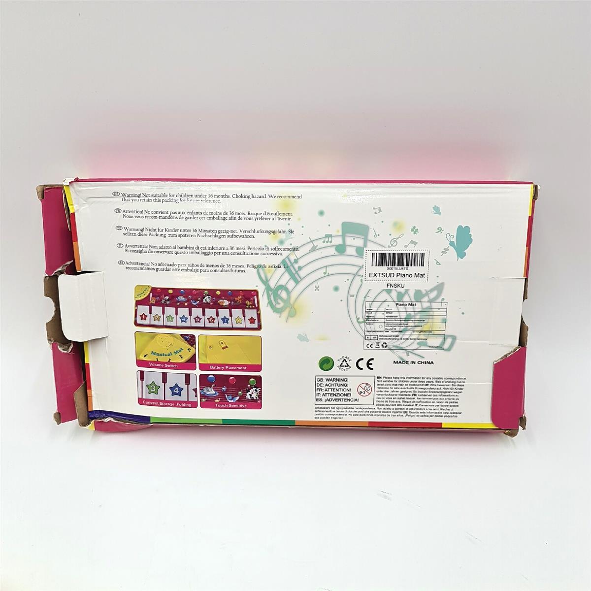 EXTSUD Klaviermatte Kinderspielzeug Geschenk Jungen Mädchen Kleinkind Tanzmatte